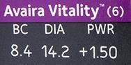 Avaira Vitality Toric RX