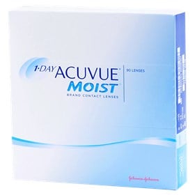 1-DAY ACUVUE MOIST 90pk contact lenses