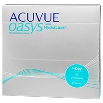 ACUVUE OASYS 1-Day with HydraLuxe 90pk contact lenses