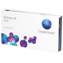 Biofinity XR Toric contact lenses