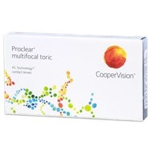 Proclear multifocal toric contact lenses