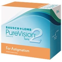 PureVision2 Toric For Astigmatism contact lenses