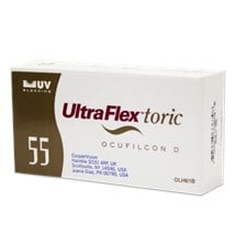 UltraFlex 55 Toric contact lenses