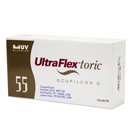 UltraFlex 55 Toric contacts